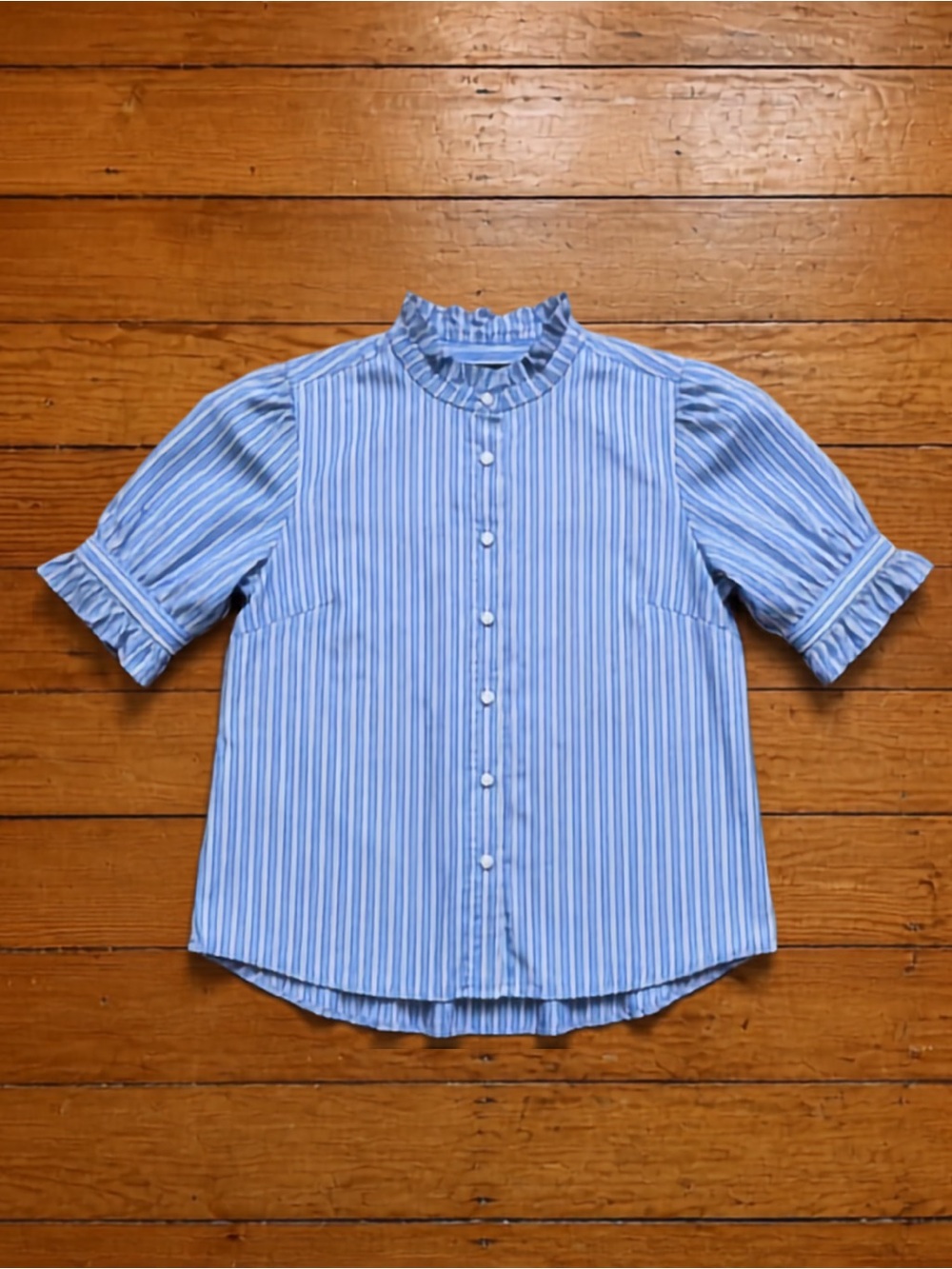 NWT Ann Taylor Striped Button Down Shirt XS